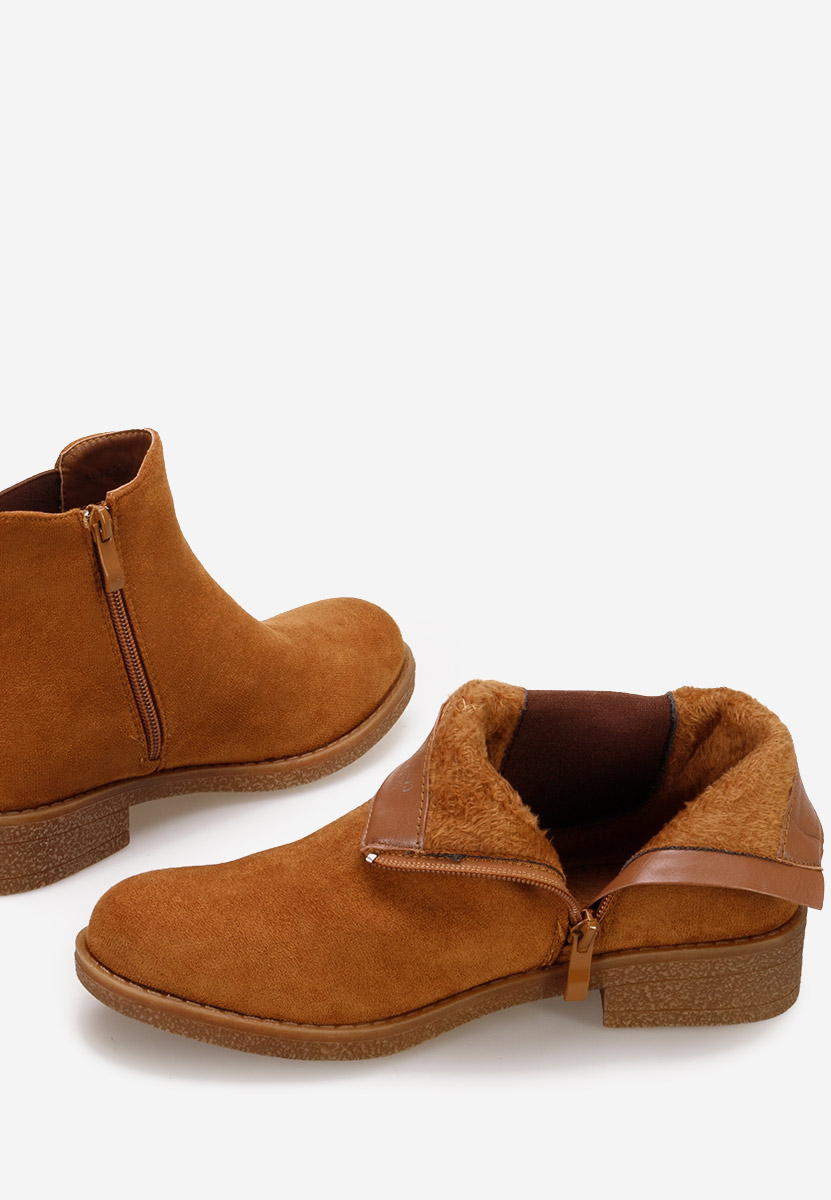 Bottines chelsea femme chameau Relania
