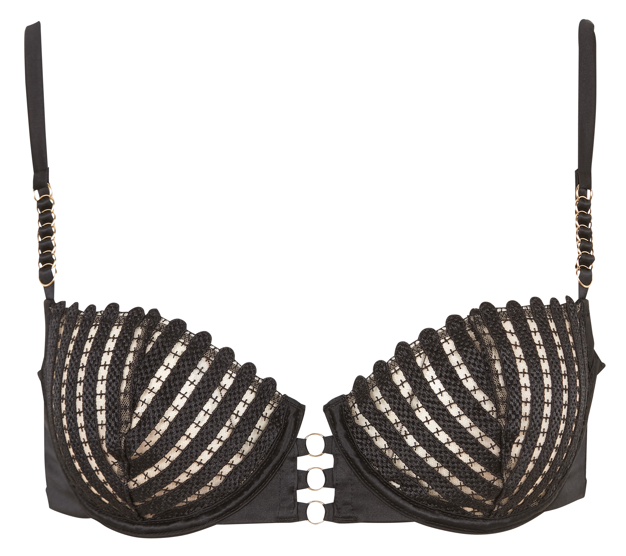 HIDDEN CITY - Soutien-gorge balconnet avec armatures | Noir