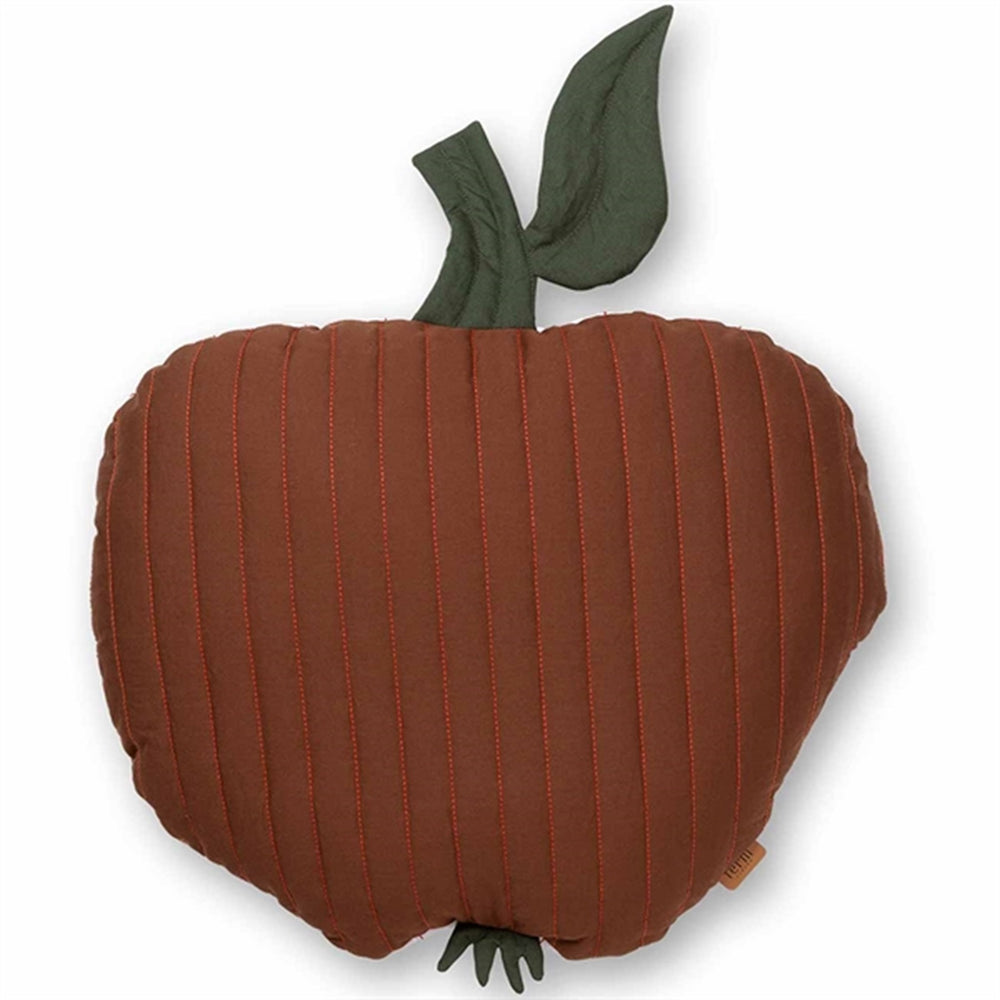 Apple Quilted Cushion Cinnamon - Ferm Living | Luksusbaby