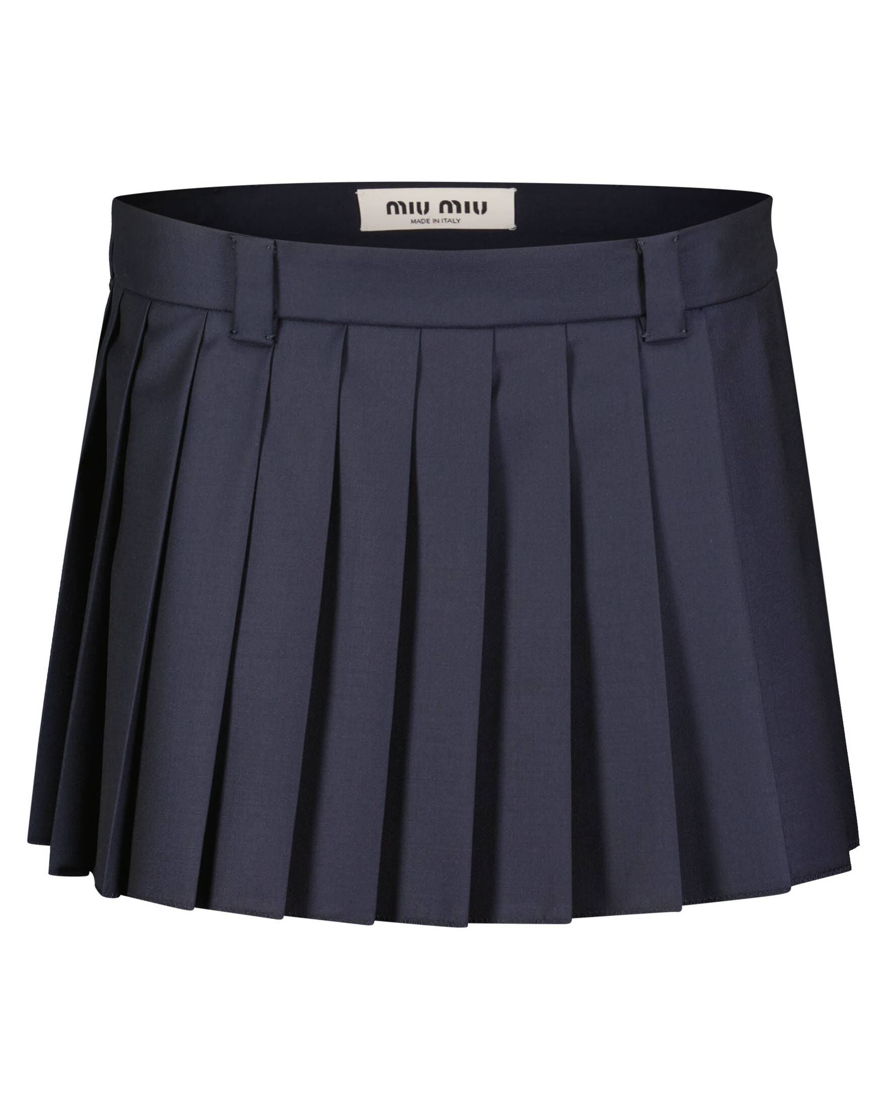 Miu Miu| Damen Faltenrock aus Wolle