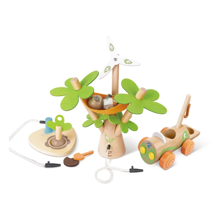 Hape L’arbre éolienne et voiture électrique d’Aria