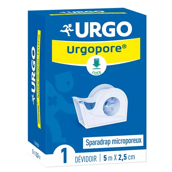 Dispensador de fita adesiva microporosa Urgo Medical Urgopore 5m x 2,5cm