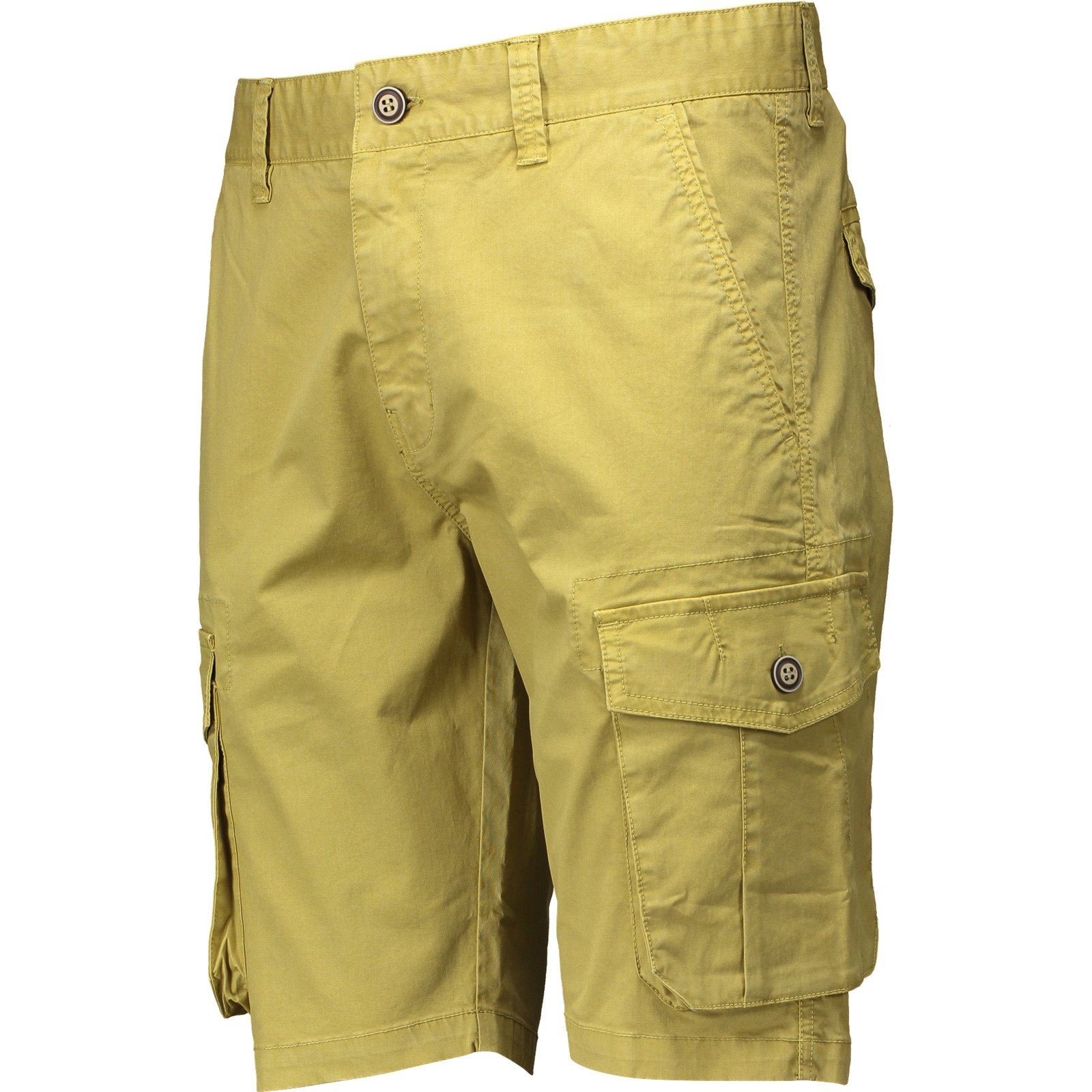 Piero Conte Herren-Cargo-Bermudas 3XL, olive