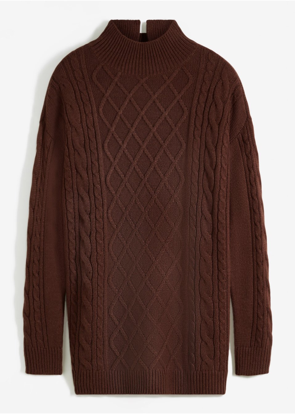 Pull oversize avec col montant