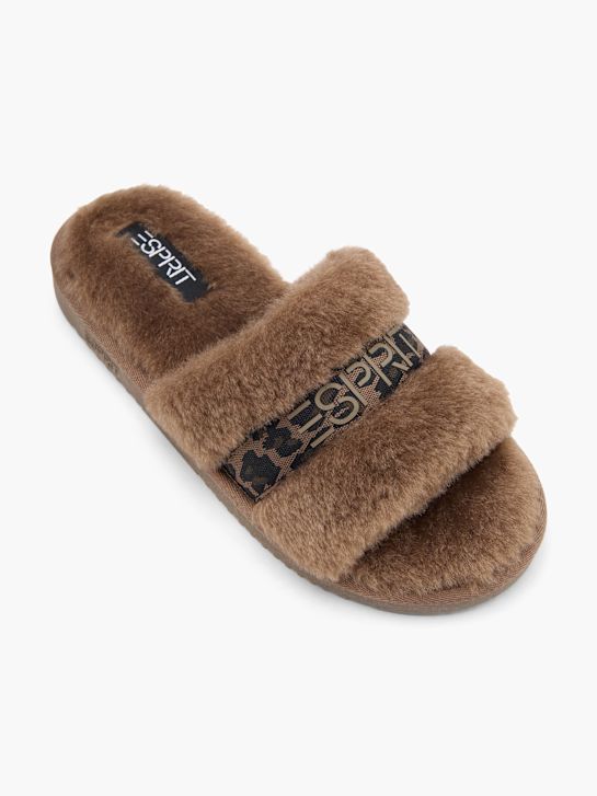 ESPRIT Pantoffel Braun
