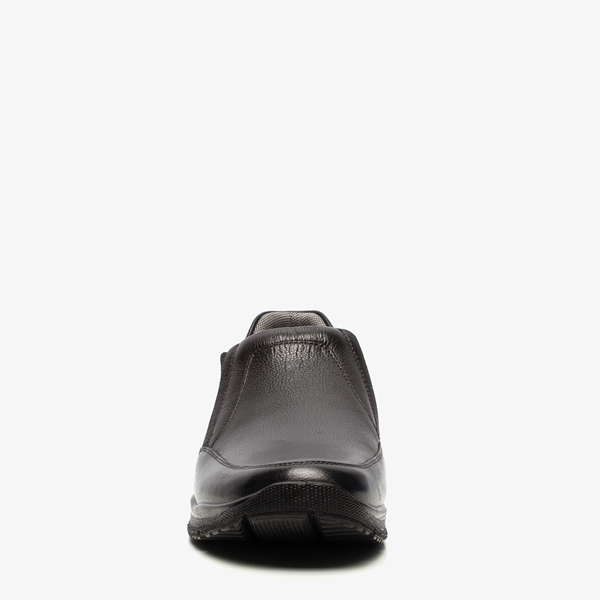 Hush Puppies leren heren instappers zwart