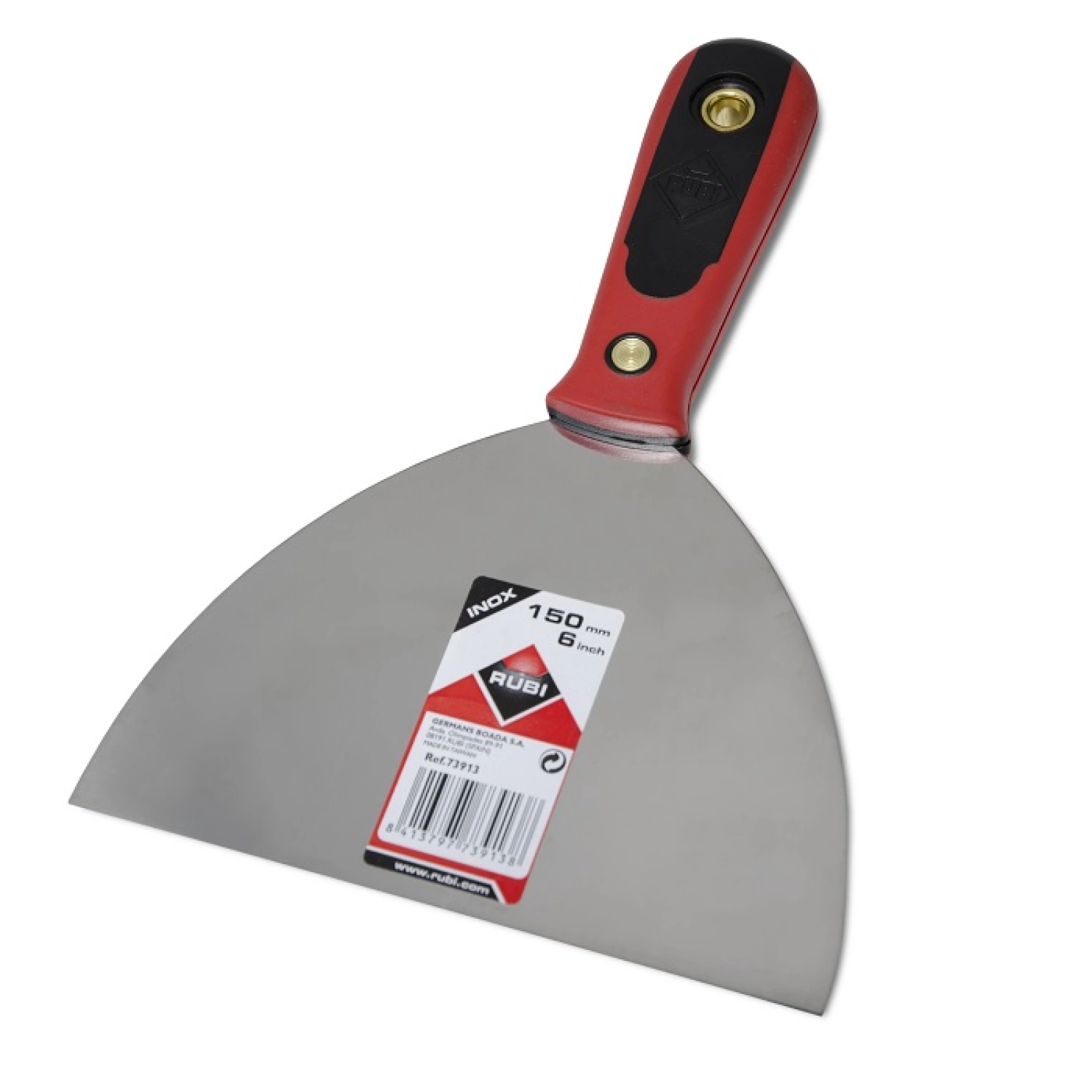 Rubi 73913 Plamuurmes - RVS rubiflex greep - 150mm