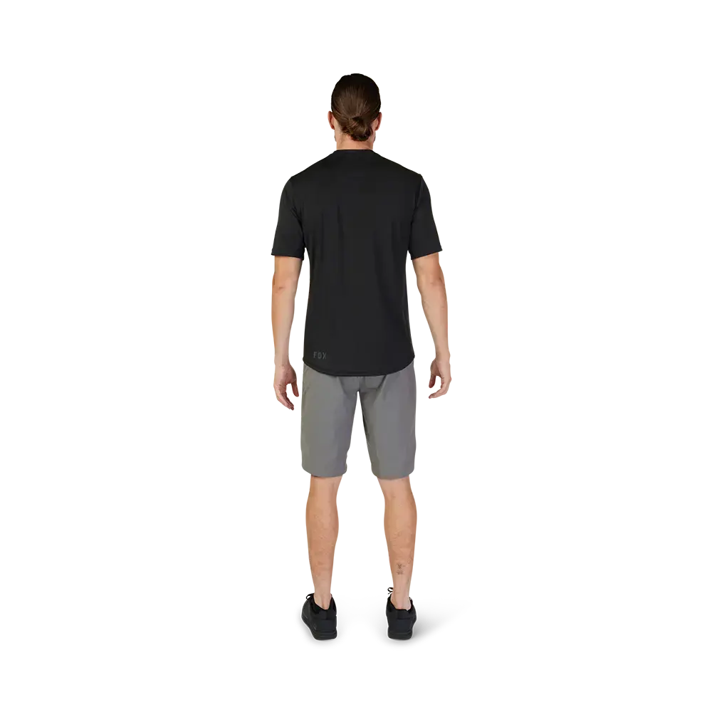 Fox Ranger Lab Head MTB Fietsshirt Korte Mouwen Zwart Heren