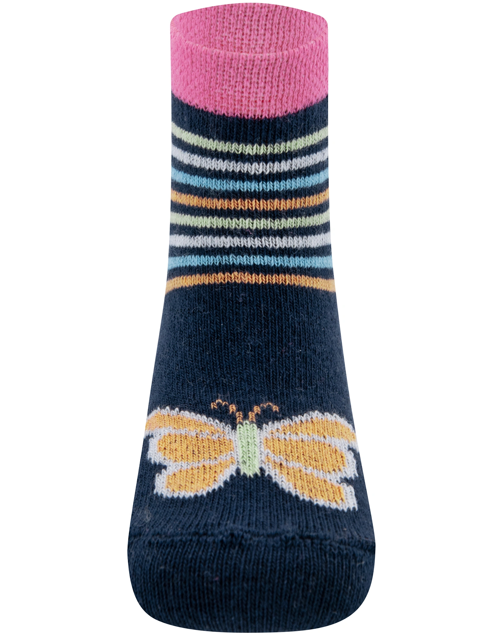 Socken SCHMETTERLINGE 6er Pack in rose/navy/latte