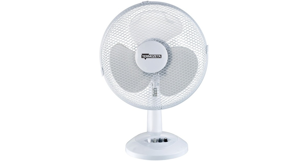 TermozetaWindzeta tafelventilator  (Wit/lichtgrijs, TZWZ04, Tweedekans)