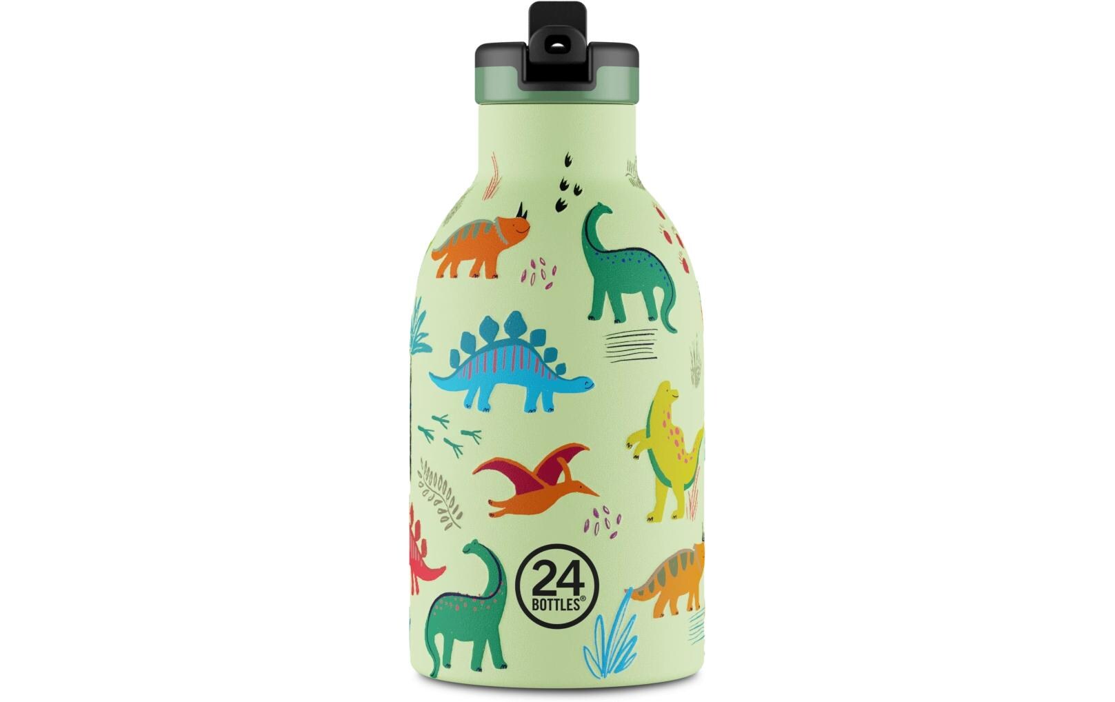 Thermosflasche Clima 330 ml,Grün/Mehrfarbig,Jurassic FriendsIsolierflasche mit doppelwandiger Edelstahlisolation