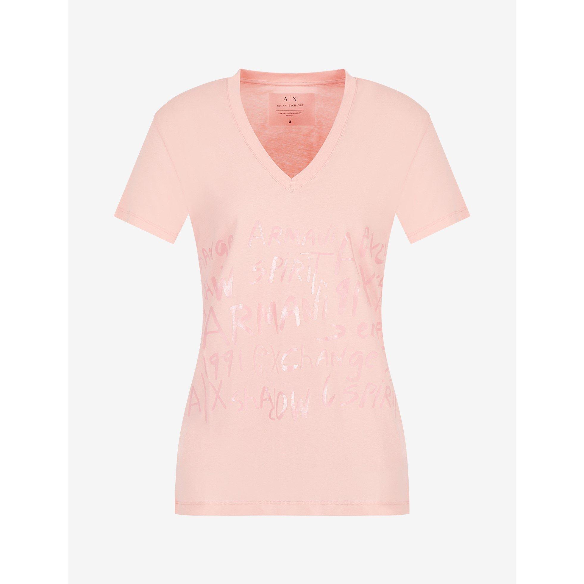 Armani Exchange AX Logo Vneck Tee Ld99