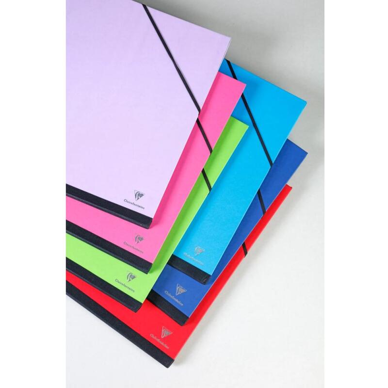 Carton à dessin Couleur à élastiques 52x72cm - Assortiment