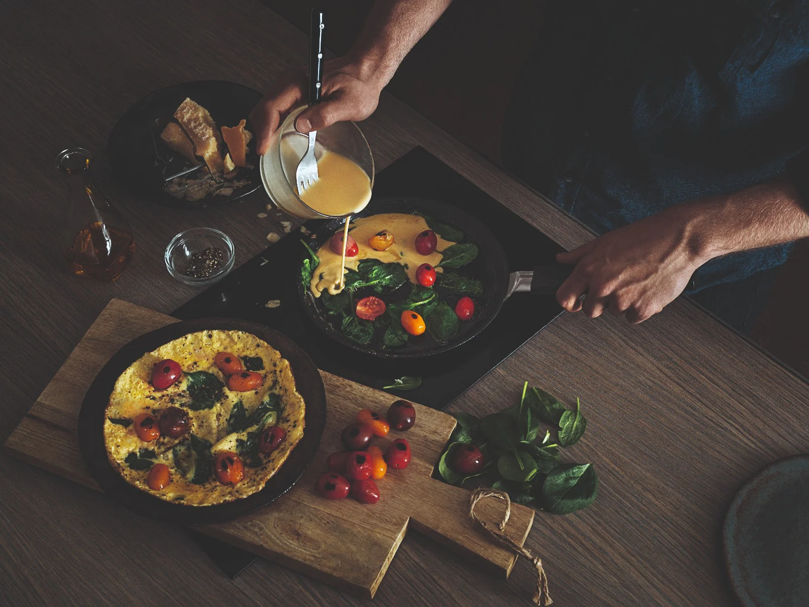 Fiskars  Ø22 cm - Hard Face omelet/pandekagepande