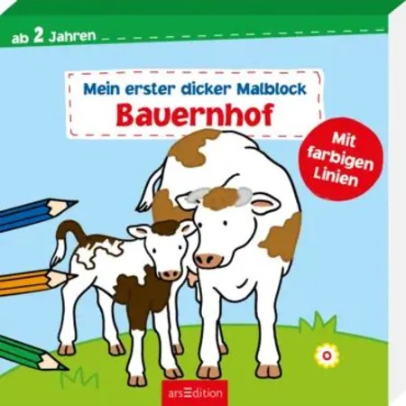 ars Edition Mein erster dicker Malblock – Bauernhof