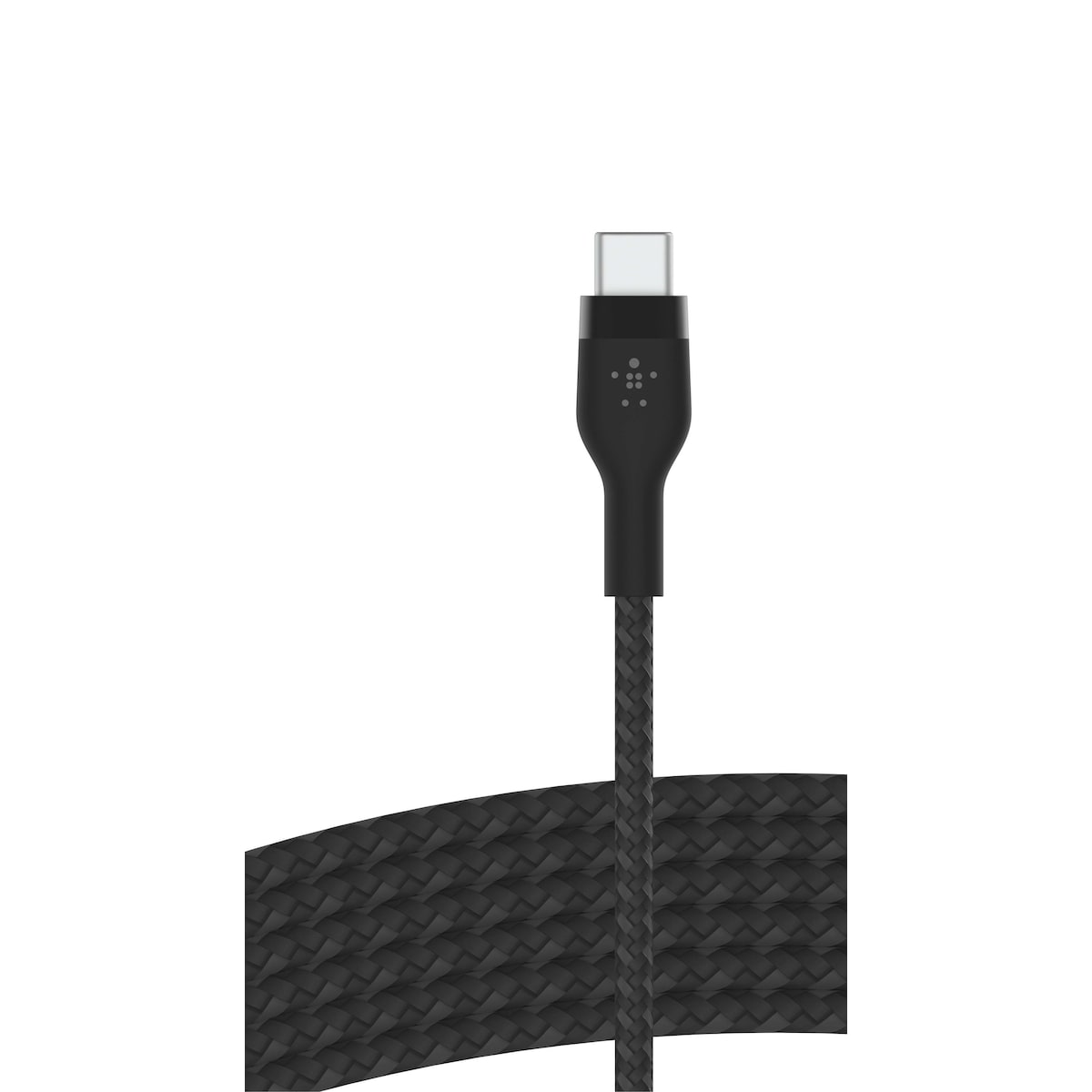 Belkin USB-C til USB-C flettet silikonkabel 3m (sort)