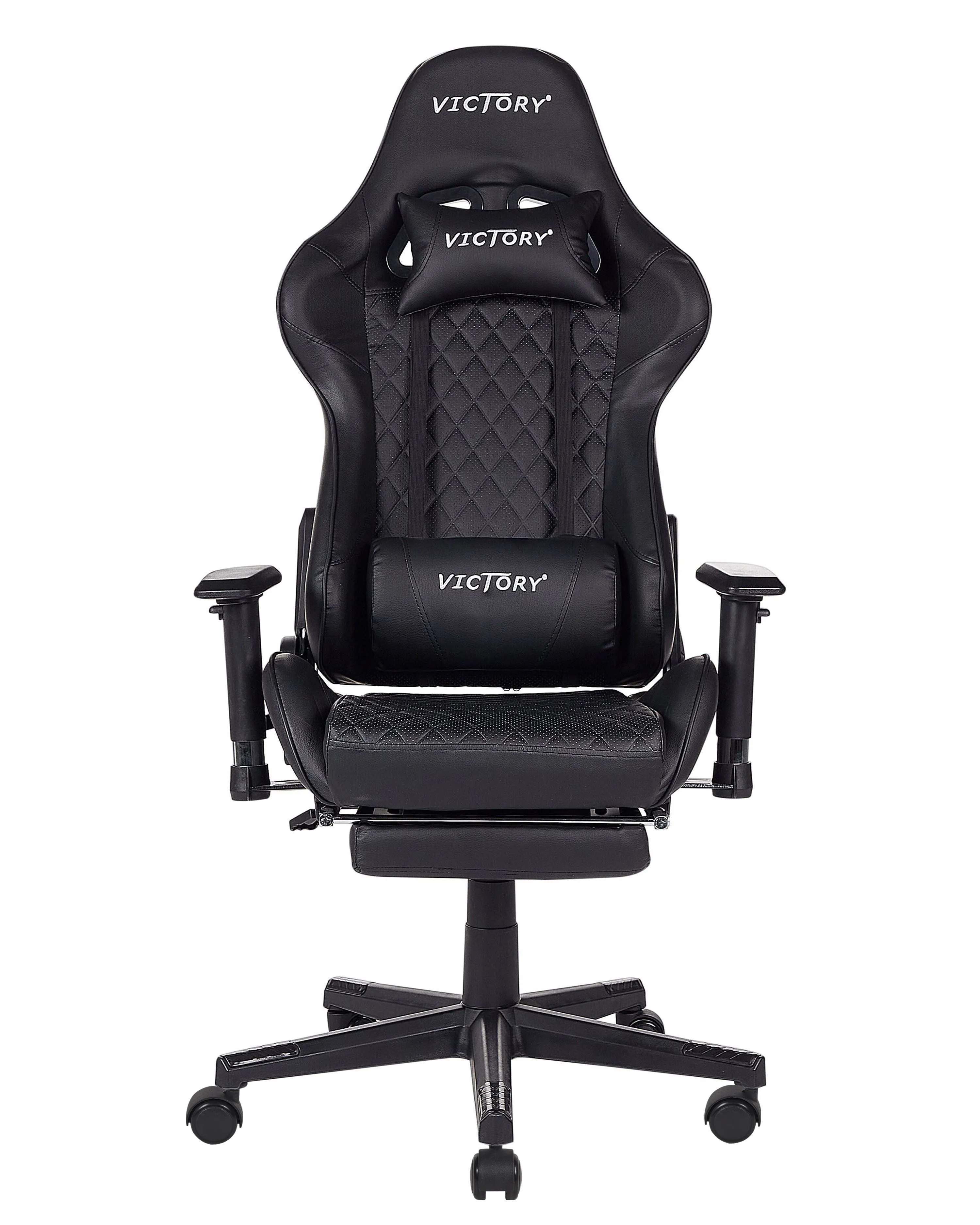 Gamestoel VICTORY Kunstleer Zwart