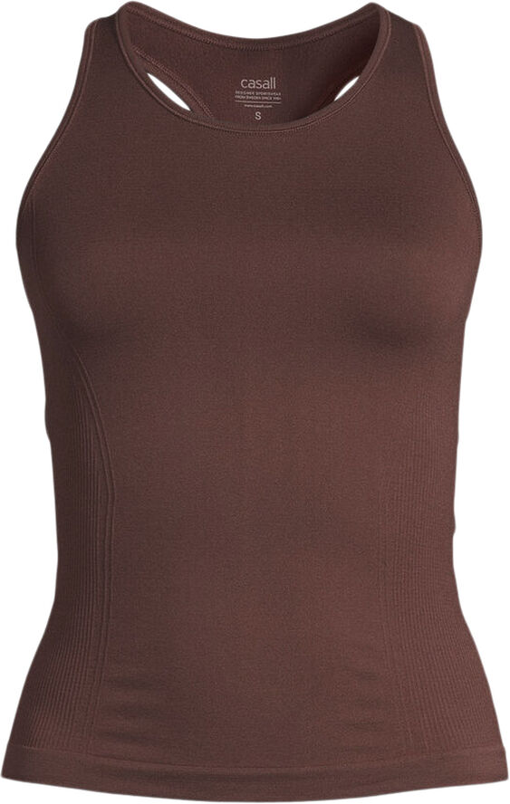 Casall Essential Seamless Racerback top Brun