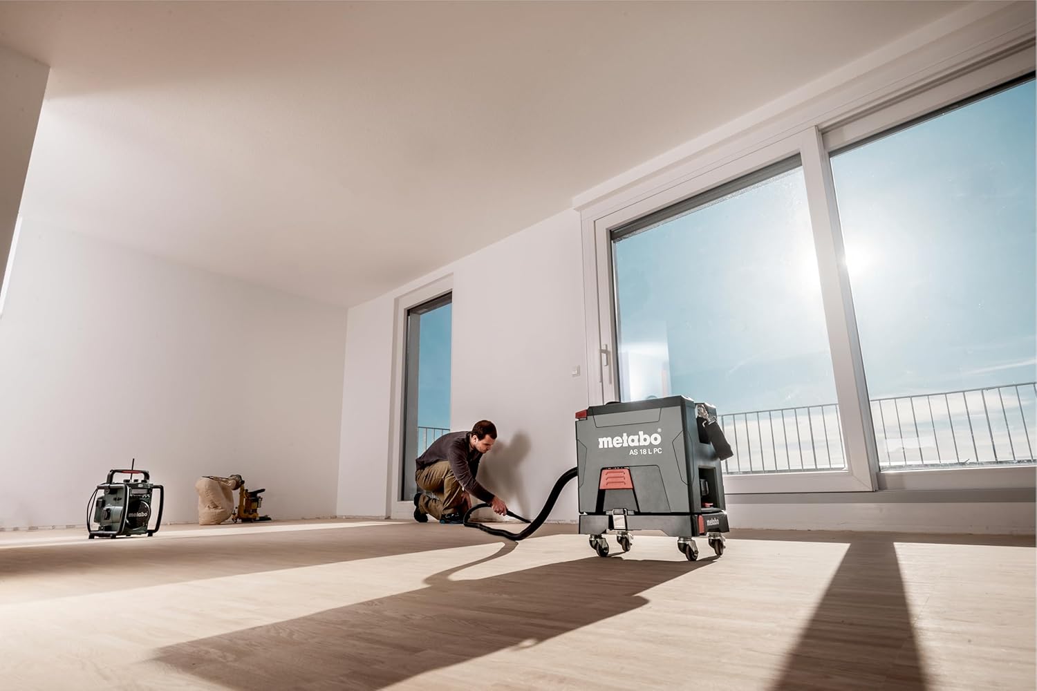 metabo Akku-Sauger AS 18 L PC – 602021850 – 18 V – Sauger mit manueller Filterabreinigung, Boost- und Eco-Modus – Ohne Akku und Ladegerät