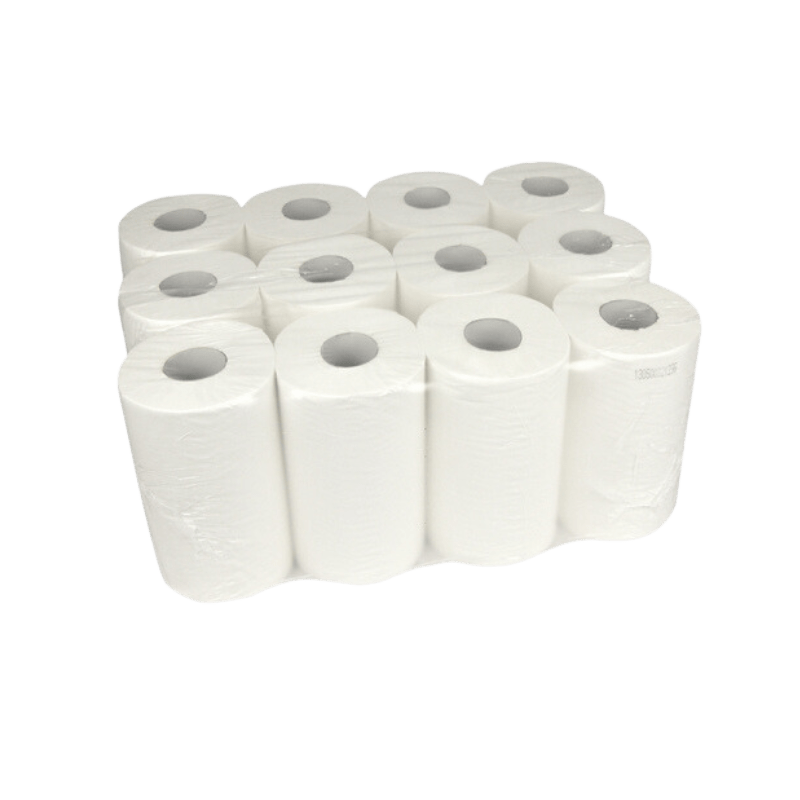 Handdoekrol Mini 1 laags 12x120 meter Ø19cm 100% cellulose T8