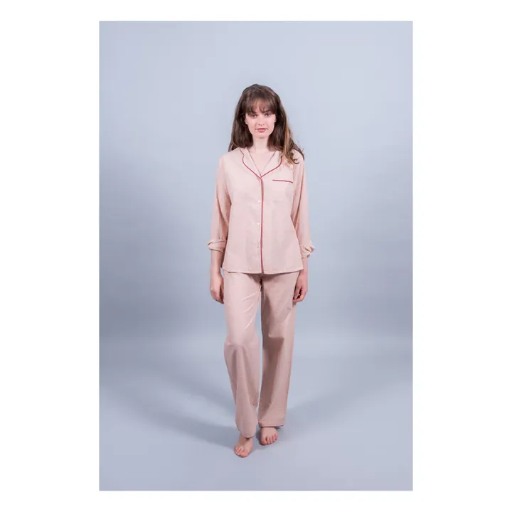 Scarlette Ateliers Pyjama Grace Carreaux | Rouge