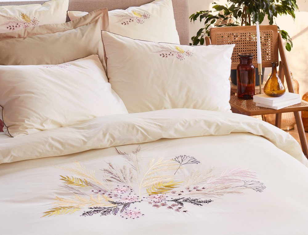 Drap-housse-Douces graminées