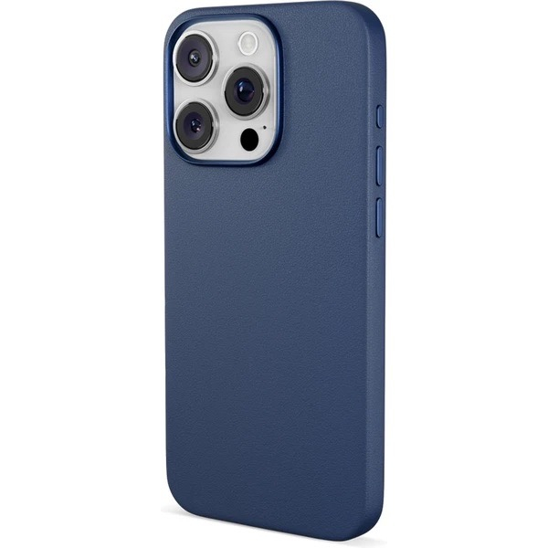 iPhone 16 Pro Mag  MagSafe Echtleder Hülle (91010131600001) - Blau