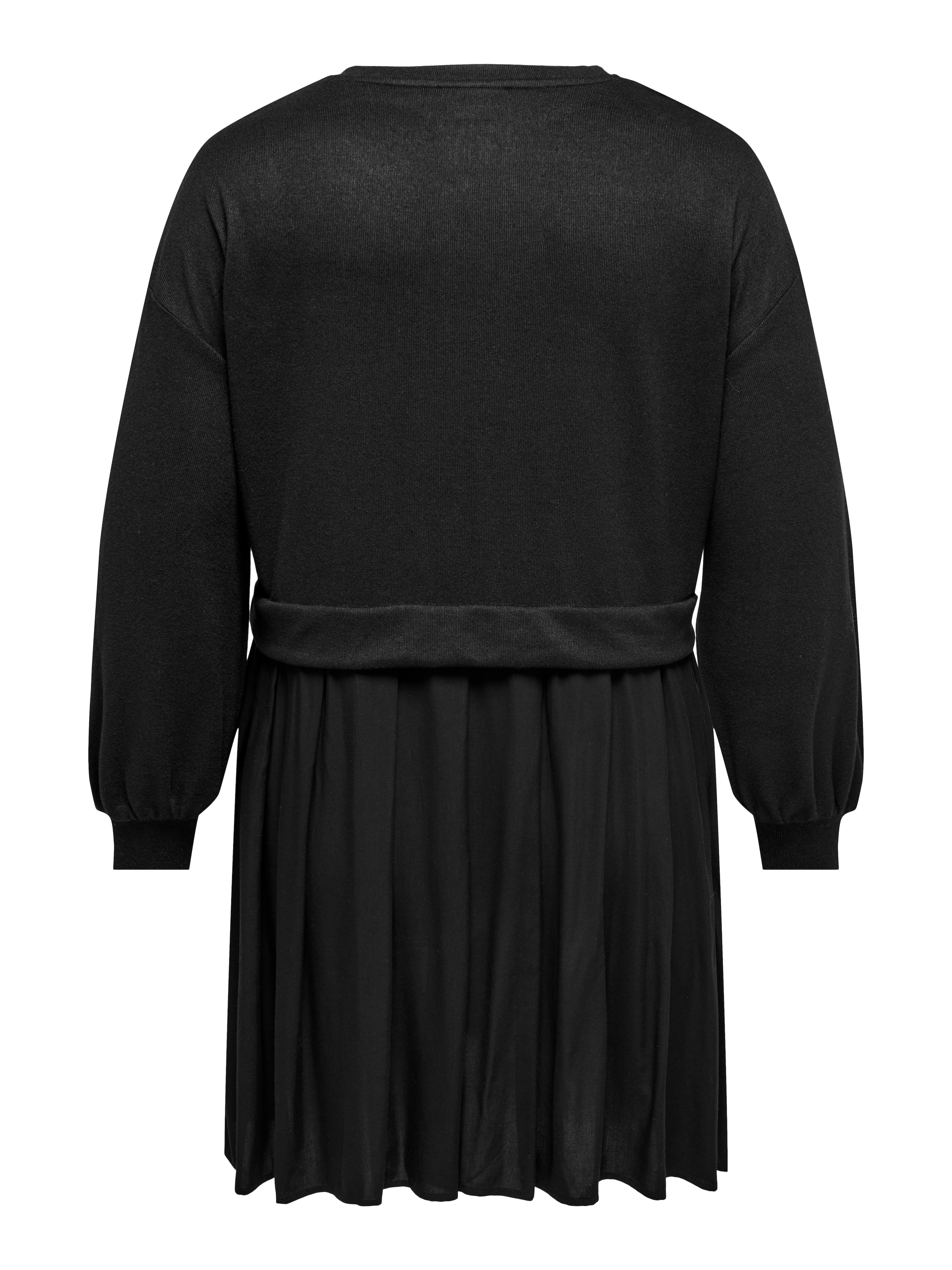 ONLY CARMAKOMA Jerseykleid »CARUMA ALBA L/S MIX KNEE DRESS JRS« Sommerkleid