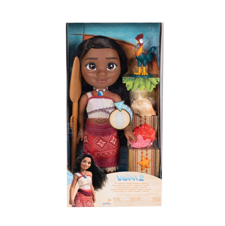 Disney Vaiana - Syngende ven - Vaiana Dukke 38cm.