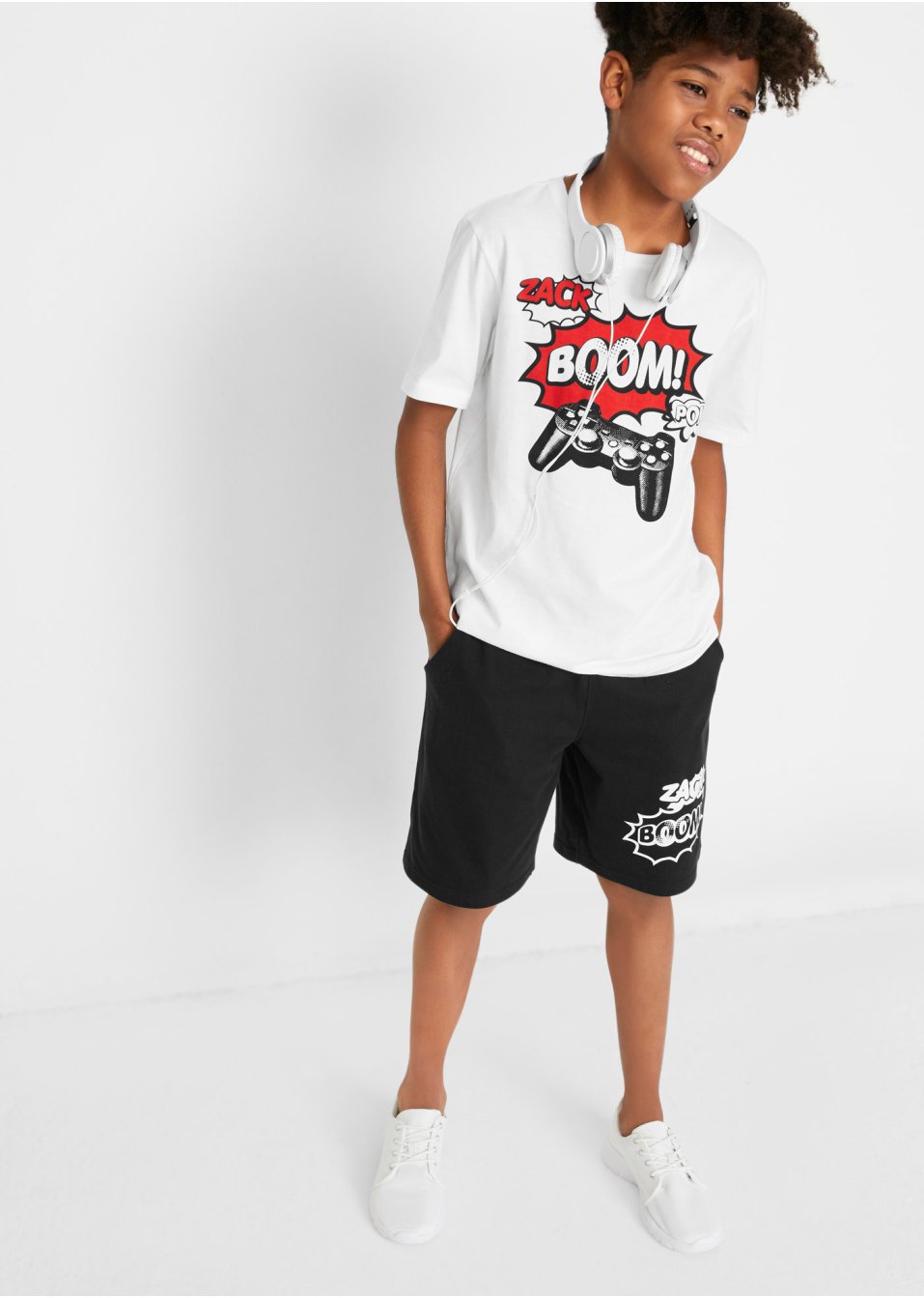 T-shirt et bermuda (Ens. 2 pces.)