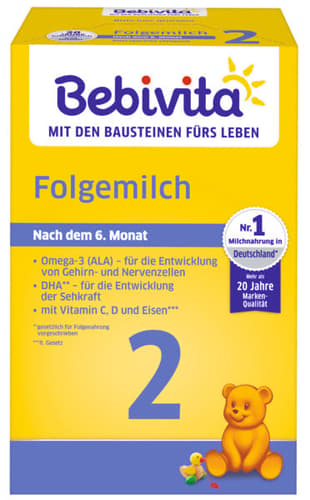Bebivita Milchnahrung 2 Folgemilch