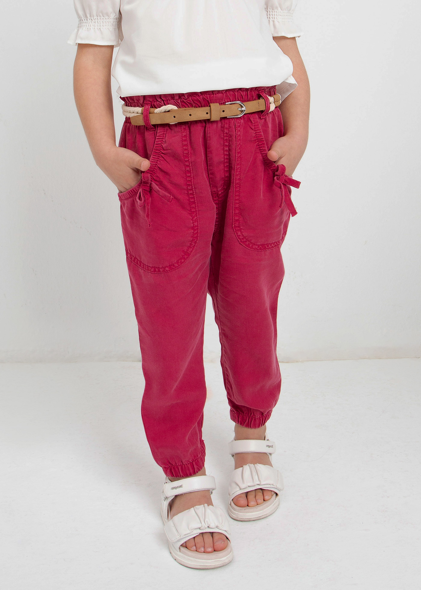 Calças femininas fluidas em TENCEL™ Lyocell