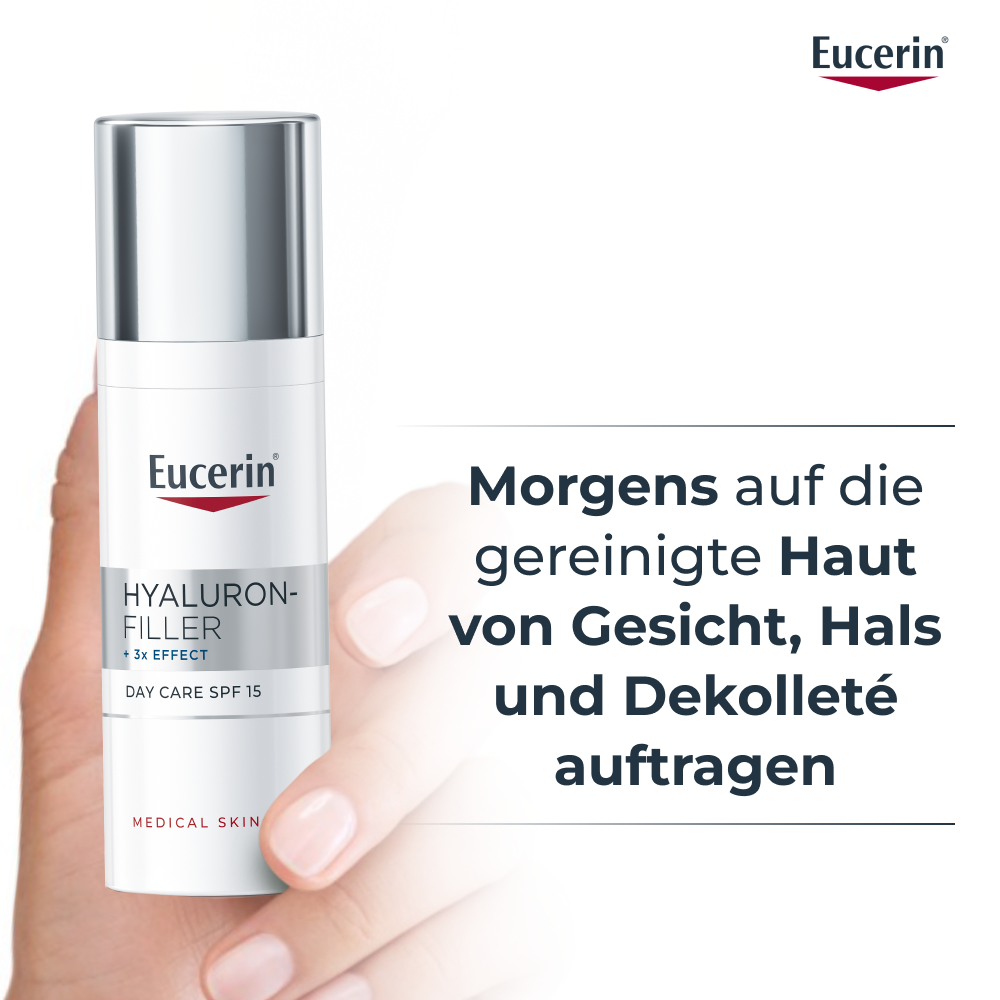 EUCERIN HYALURON-FILLER Tagespflege normale Haut/Mischhaut LSF15 50 ml