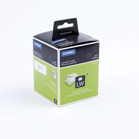 Dymo LabelWriter Adress-Etiketten groß, weiß permanent, 36 x 89 mm