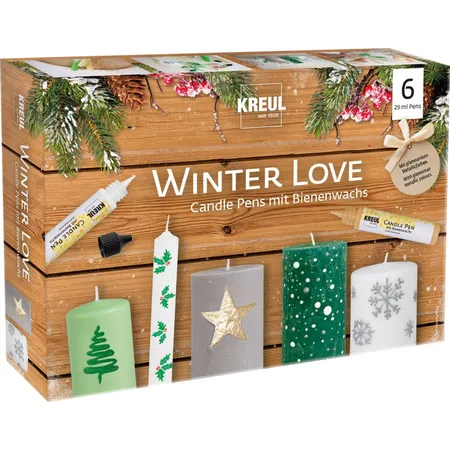 KREUL Candle Pen 6er Set Winter Love