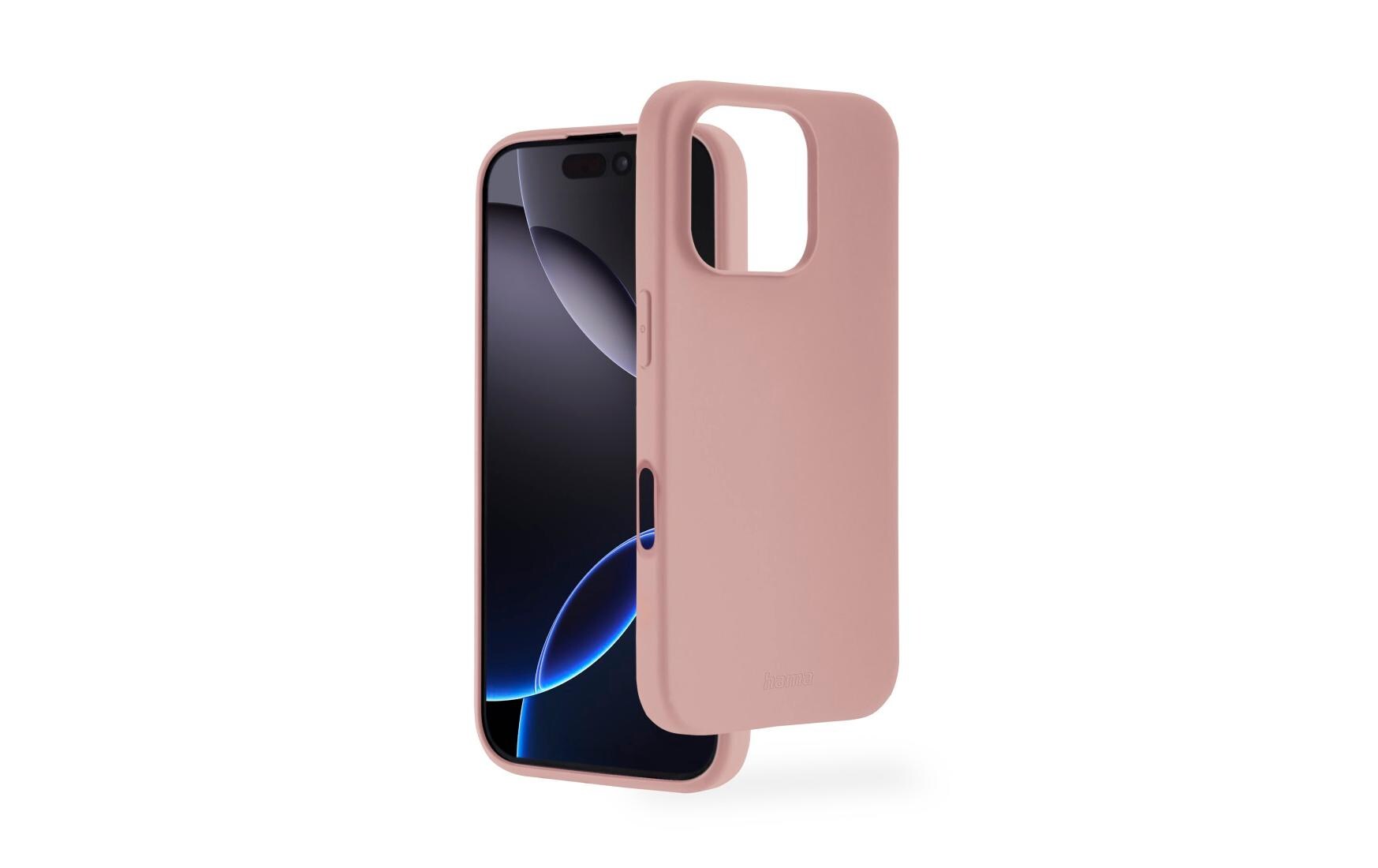 Back Cover Fantastic Feel Nude für iPhone 16 ProHama Fantastic Feel Handy-Schutzhülle 16 cm (6.3