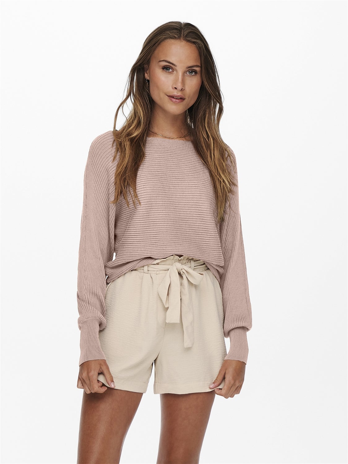 ONLADALINE Strickpullover Misty Rose