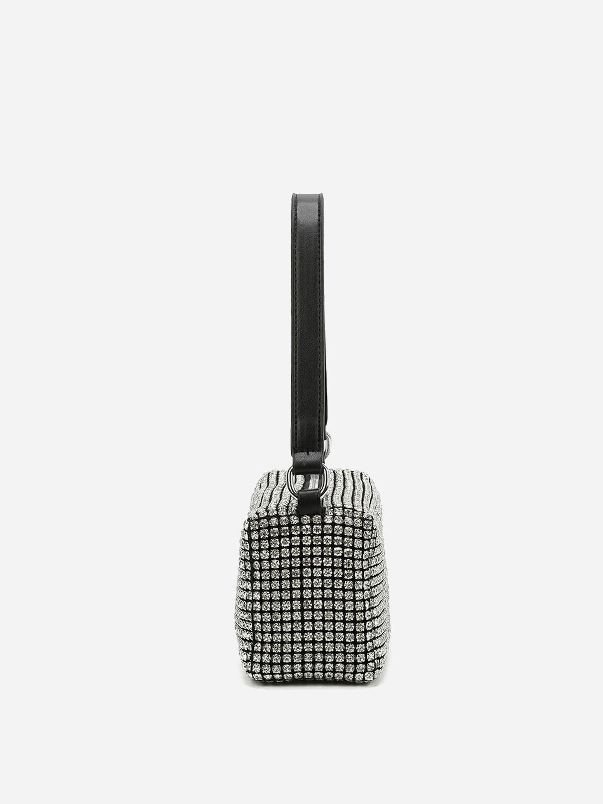 Sac à main à strass- Argenté