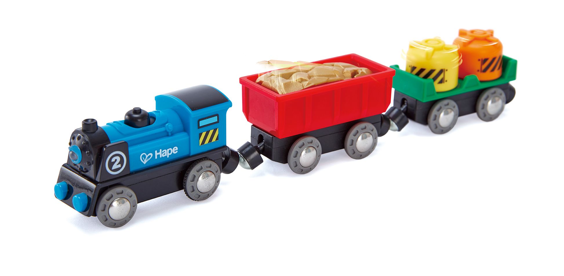 Hape Güterzug mit Batterieantrieb