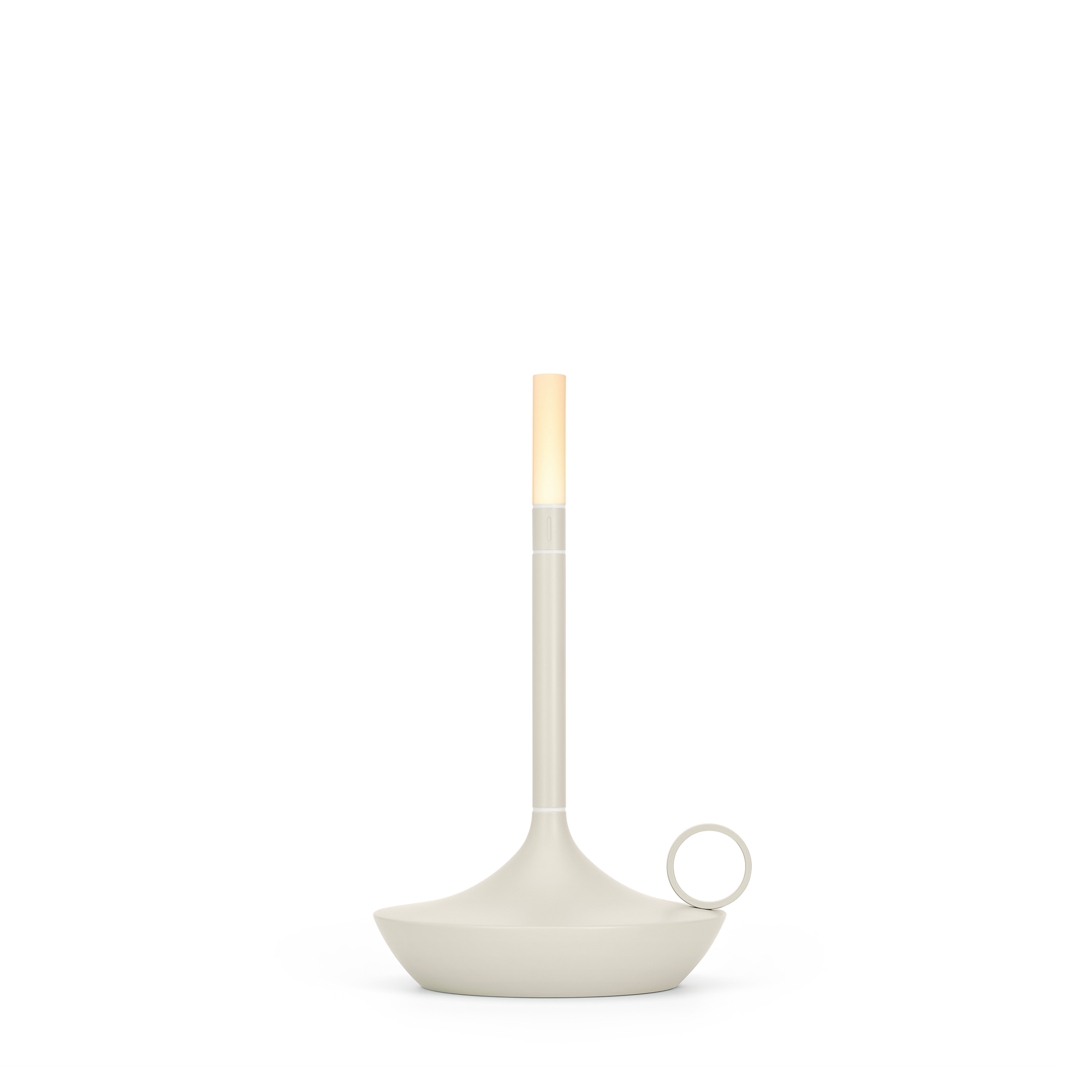 Tafellamp Wick S LED oplaadbaar grijs