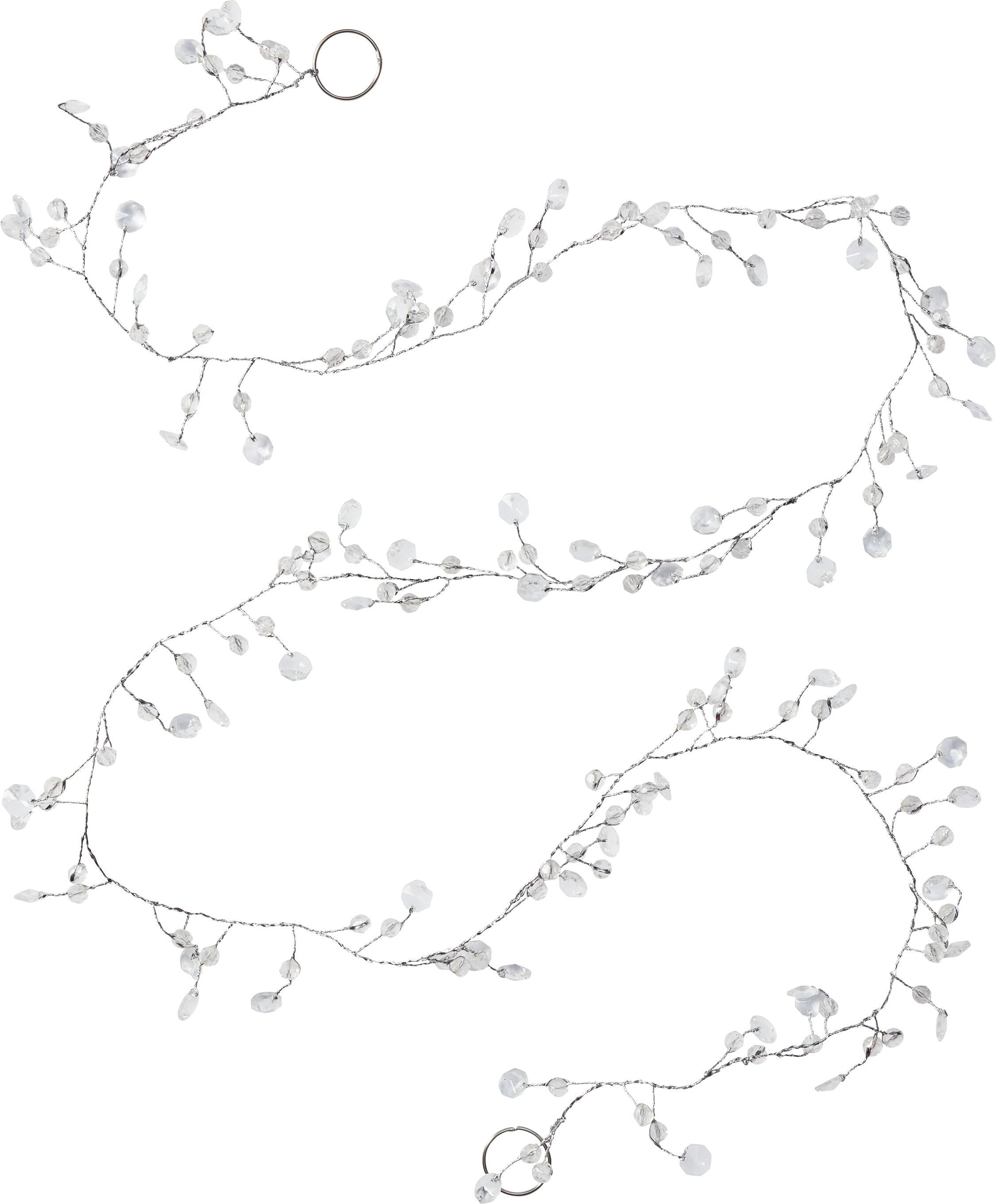 CHISTINA Girlande - Silber / B: 196.0 cm