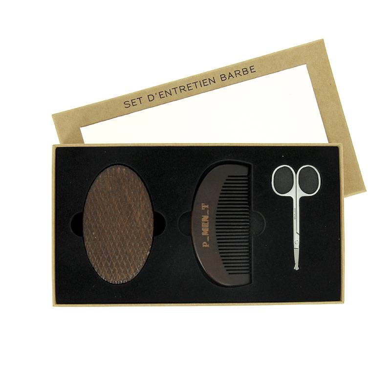 Set d'entretien barbe (ciseaux   peigne   brosse)