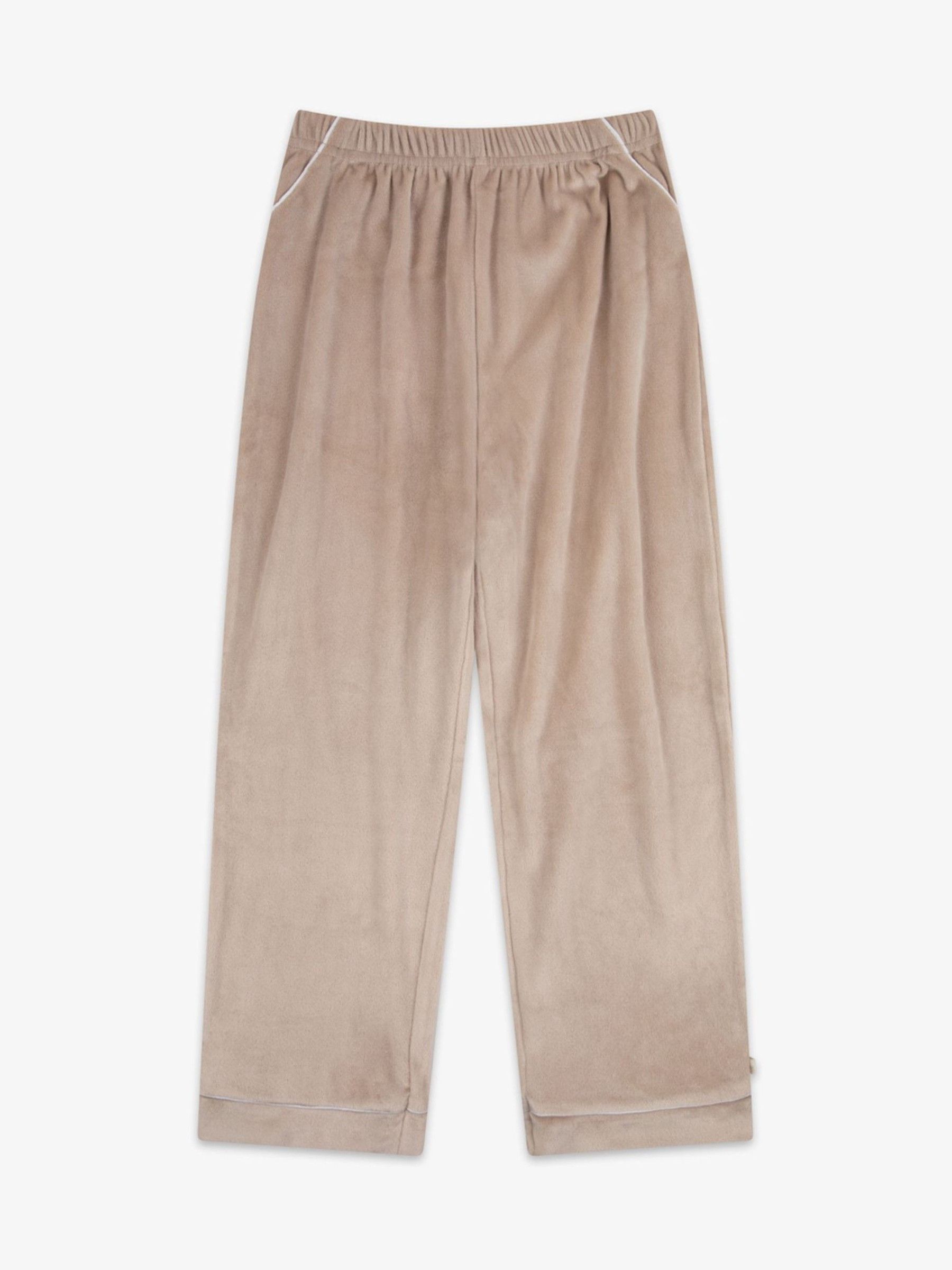 Natuurlijk - The Little Tailor Luxe kerstpyjama voor kinderen van zacht aanvoelend velours