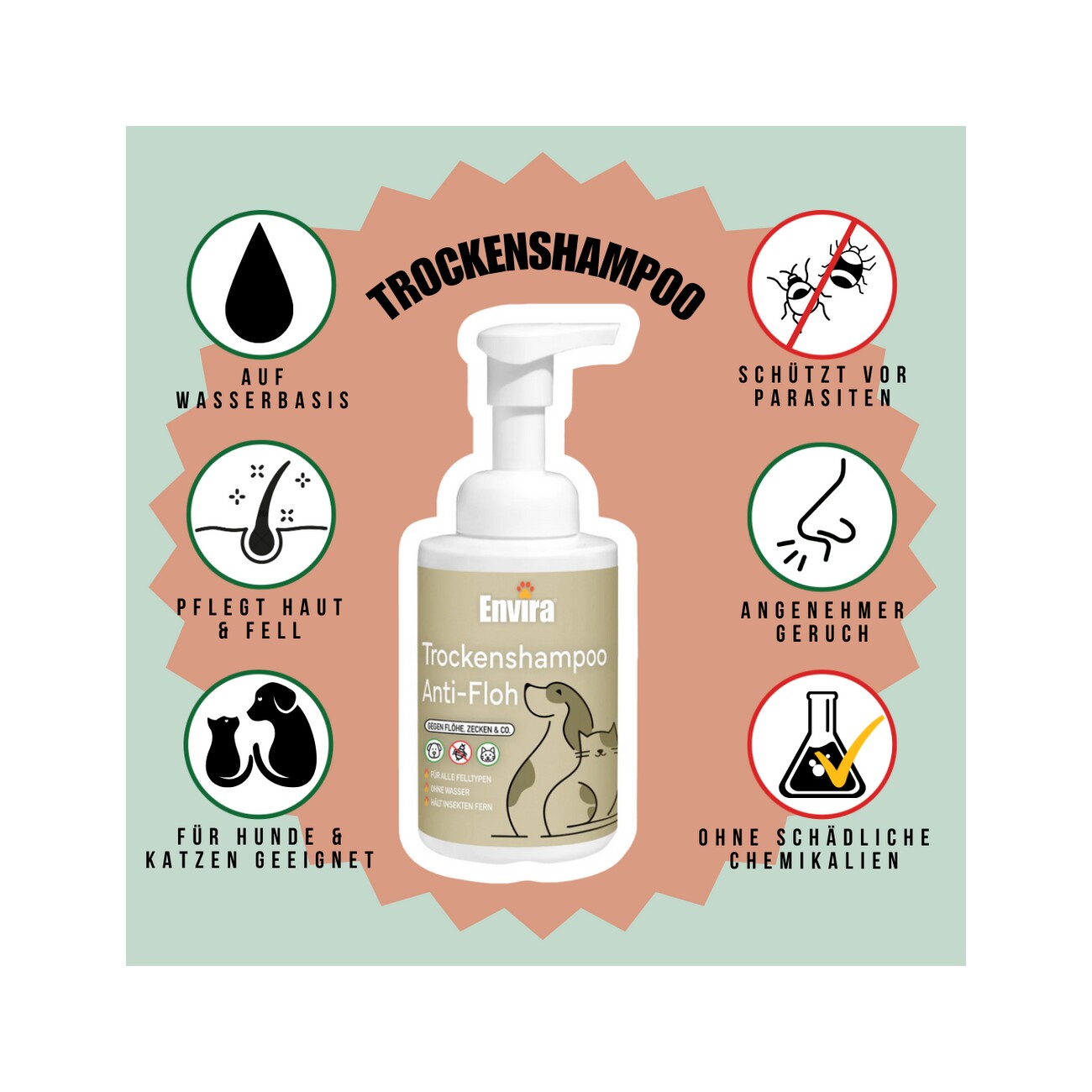 Envira Anti-Floh Trockenshampoo