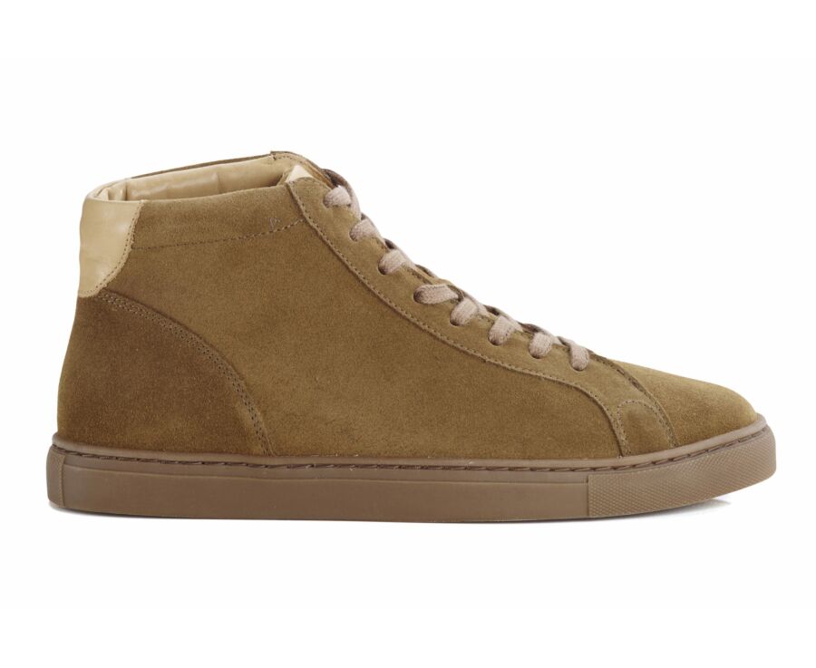 Sneakers montantes homme Velours Chamois - THORNLEA