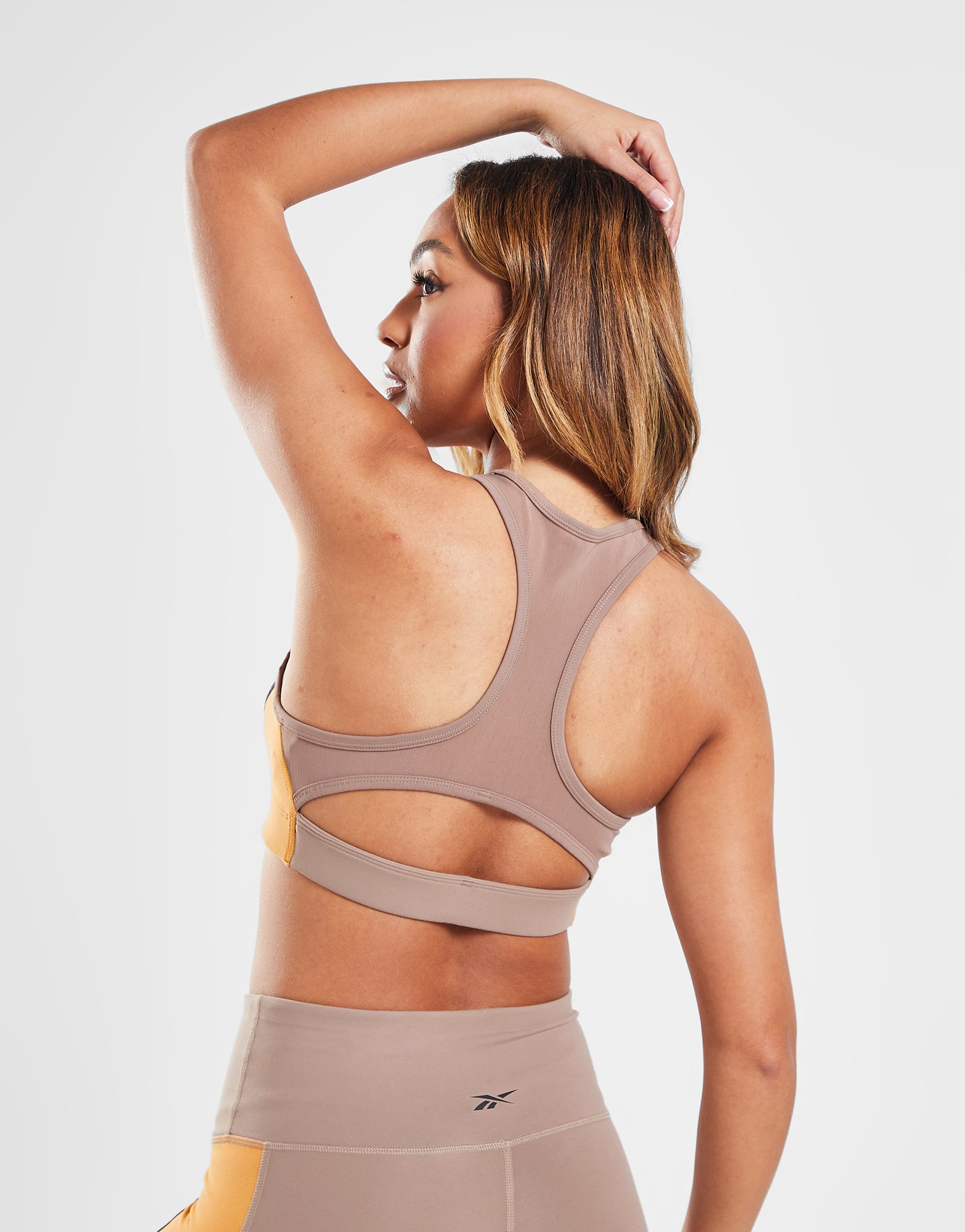 Reebok brassière rembourrée lux racer colorblock