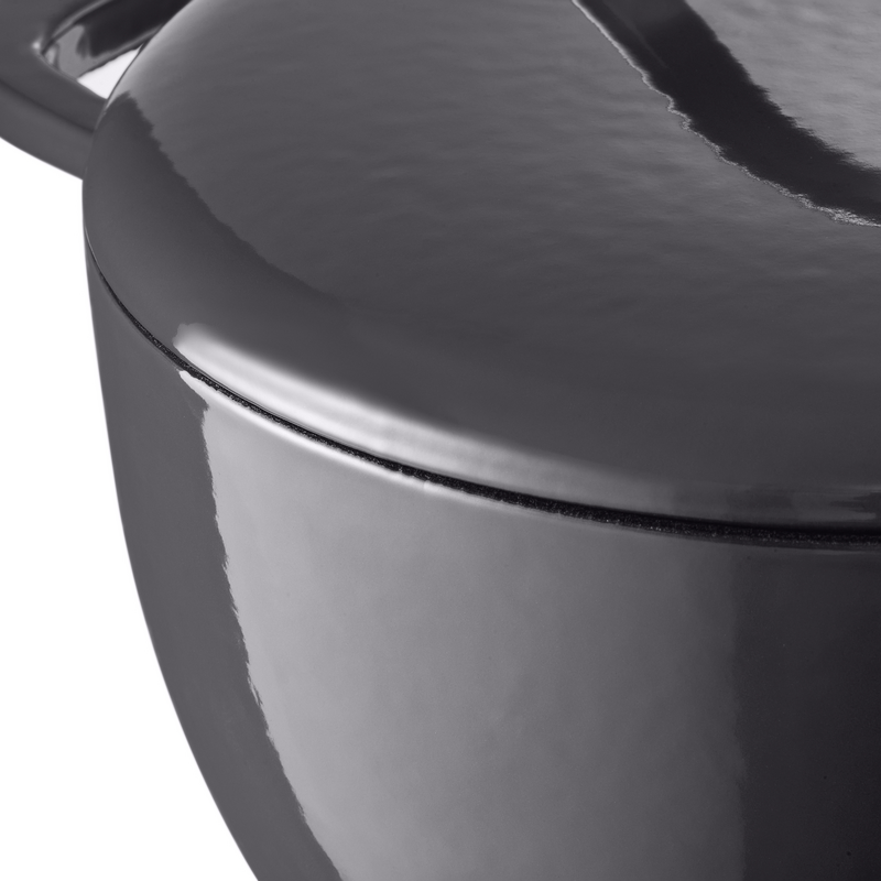 Cast Iron 5,4 l Kasserolle Die Neue aus emailliertem Gusseisen