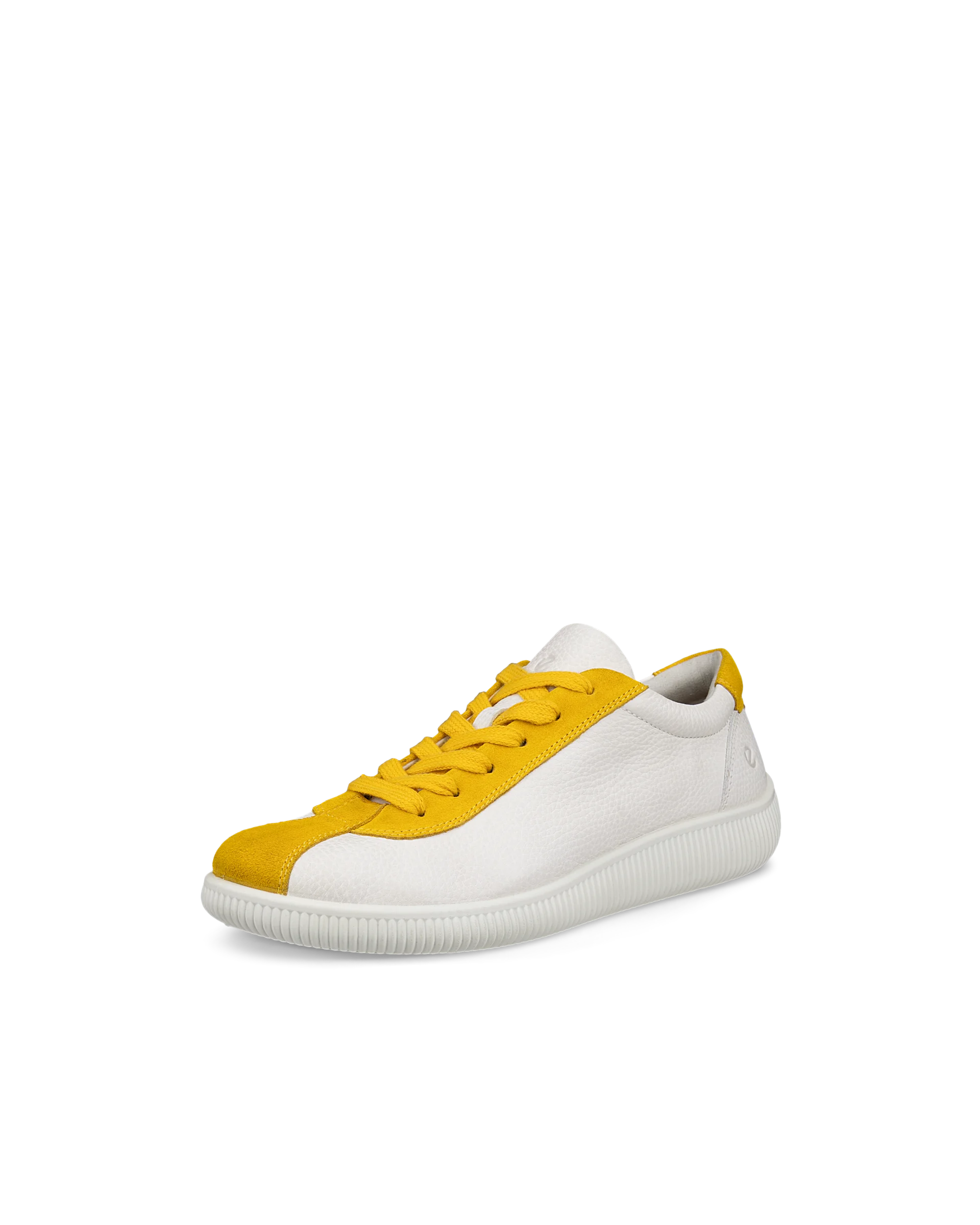 ECCO SOFT ZERO W Damen Ledersneaker Weiß