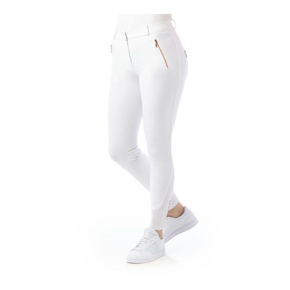 Equitheme KENYA - Pantalon siliconé Femme blanc