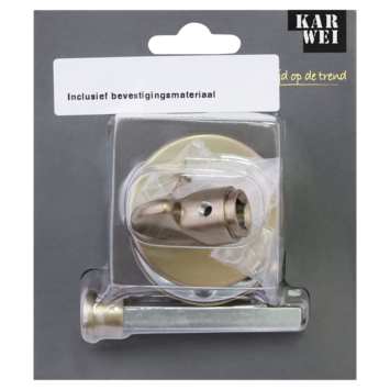KARWEI vrij-bezet rozet rond brons (aluminium)